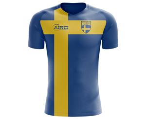 2018-2019 Sweden Flag Concept Football Shirt (Kids)