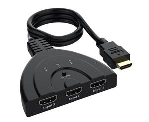 4K 3 Port IN 1 OUT With HDMI Cable