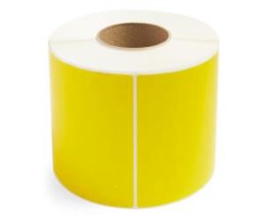 6 Rolls Direct Thermal Printer Compatible YELLOW Labels 100mm x 150mm 350 Labels/Roll