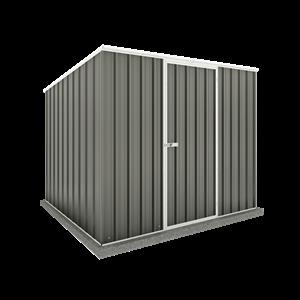 Absco Sheds 2.26 x 1.52 x 1.80m Space Saver Reverse Skillion Shed - Woodland Grey