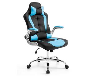 Adjustable PU Gaming & Racing chair Office Computer Chair - Black