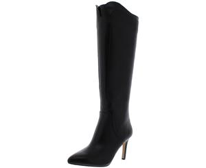 Adrienne Vittadini Womens Nalani Solid Knee-High Dress Boots