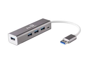 Aerocool USB3.0 HUB with 4 USB Type-C Plus Micro USB 5V Female (ASA AT-HB-7AE ) - USB 3.0 Hub