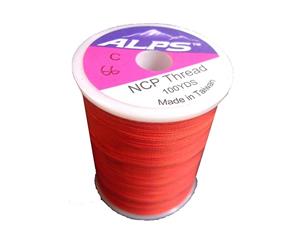 Alps 100yds of Brown/Orange Rod Wrapping Thread - Size C (0.2mm) Rod Binding Cotton