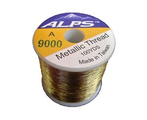 Alps 100yds of Metallic Pale Gold Rod Wrapping Thread-Size A (0.15mm) Thread