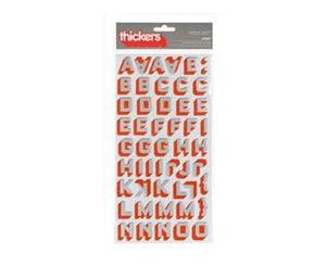 American Crafts - Chap - Printed Foil Thickers - Josh Persimmon