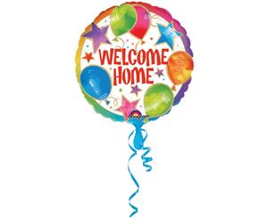 Amscan 18 Inch Welcome Home Celebrations Circular Foil Balloon (Multicoloured) - SG3839