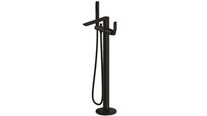 Arcisan Synergi Freestanding Bath Mixer with Handshower - Matte Black