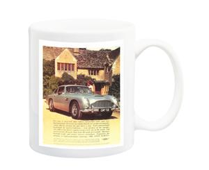 Aston Martin DB5 Car Advert Poster Mug - 11 Fluid Oz