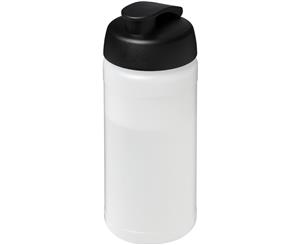 Baseline Plus 500Ml Flip Lid Sport Bottle (Transparent/Solid Black) - PF2821