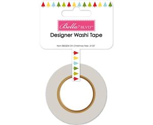 Bella Blvd Santa Squad Washi Tape .3125&quotx30' - Oh Christmas Tree