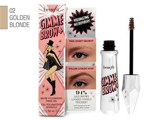 Benefit Gimme Brow+ Brow Volumizing Fiber Gel 3.0g - 02 Warm Golden Blonde