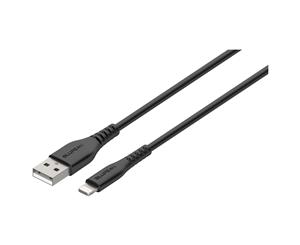Blupeak 1.2m USB-C to Lightning Charge & Sync Cable for Apple iPhone/iPad Black