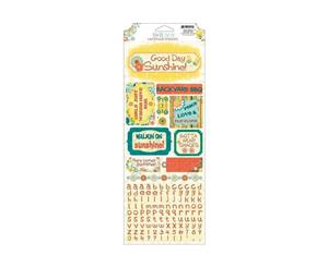 Bo Bunny - Hello Sunshine Collection - Cardstock Stickers - Hot Hot Hot