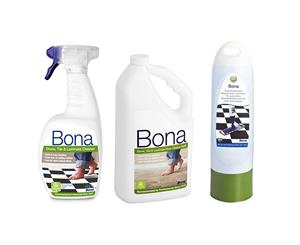 Bona Stone Tile Laminate Floor Cleaner 2.5L Bottle/1L Spray/850ml Cartridge