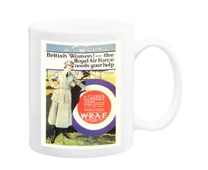 British Women WRAF Recruitment 1914-1918 Mug - 11 Fluid Oz