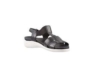 Capture Sienna Sandal Flat Black