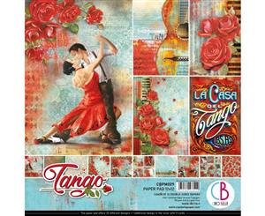 Ciao Bella Double-Sided Paper Pack 90lb 12in x 12in 12 pack - Tango 12 Designs/1 Each