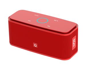 DS1681RED DOSS Soundbox Bluetooth Speaker Touch Bt4.0 HD Portable Red Wireless and Portable SOUNDBOX BLUETOOTH SPEAKER