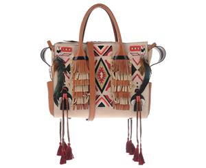 DSQUARED2 Aztec Beaded Tote Bag - Beige/Multi