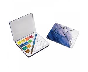 Daler-Rowney Aquafine Travel Tin - 10 Half Pan