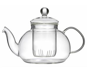 Davis & Waddell Chrysanthemum Glass Teapot with Filter 800ml 4 Cup