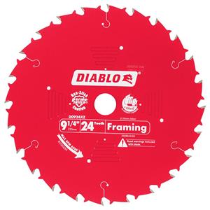 Diablo 235mm 24T TCT Circular Saw Blade for Wood Cutting - Framing