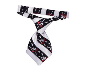 Dog Tie [Pattern Black & White]