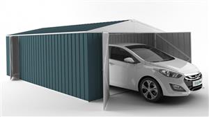 EasyShed 7530 Garage Shed - Torres Blue