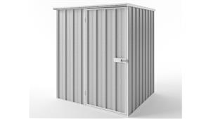 EasyShed S1515 Tall Flat Roof Garden Shed - Zincalume