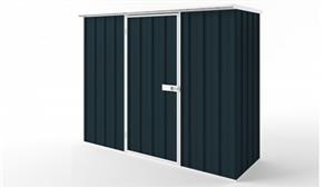 EasyShed S2308 Flat Roof Garden Shed - Mountain Blue