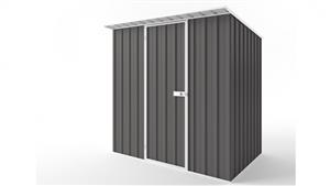 EasyShed S2315 Skillion Roof Garden Shed - Slate Grey