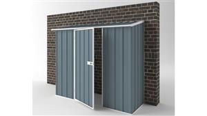 Easyshed S2308 Off The Wall Garden Shed - Blue Horizon