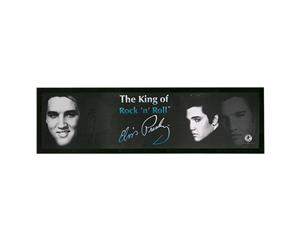 Elvis Presley The King of Rock n Roll Bar Runner Mat