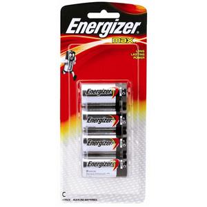 Energizer Max C Battery 4 Pack