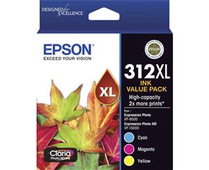 Epson C13T183B92 312XL High Capacity Claria Photo 3 Colour (C M Y) Ink Pack