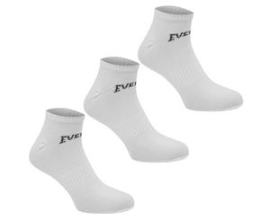 Everlast Women 3 Pack Trainer Socks Ladies - White