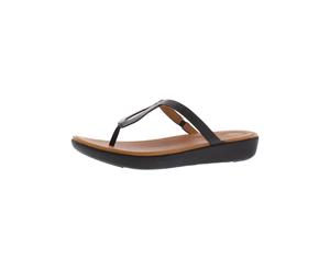 Fitflop Womens Strata Leather Slip On Thong Sandals