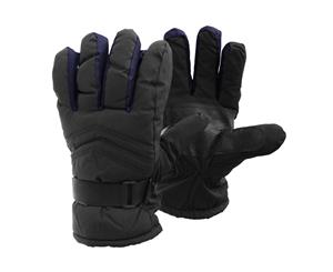 Floso Unisex Waterproof Padded Thermal Winter/Ski Gloves With Grip (Navy) - GL222