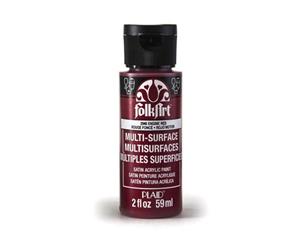 Folk Art Multisurface Satin Acrylic Paint - Engine Red - 2 Oz