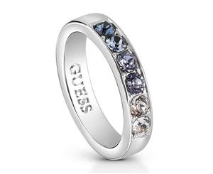 Guess womens Stainless steel Zircon gemstone ring size 14 UBR83034-54