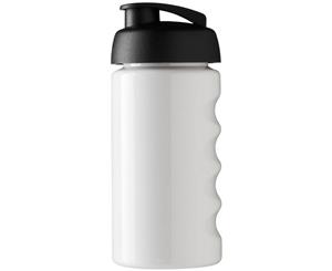 H2o Bop 500Ml Flip Lid Sport Bottle (White/Solid Black) - PF2852