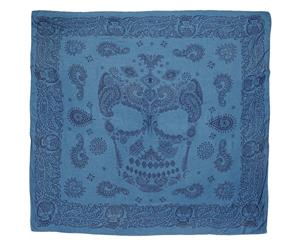 HTC Women's Square Scarf - Slate Blue