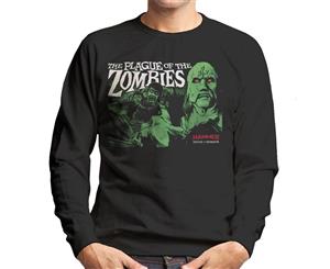 Hammer The Plague Of The Zombies Poster Men's Sweatshirt - Black