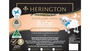 Herington Baby Cot Quilt - Medium