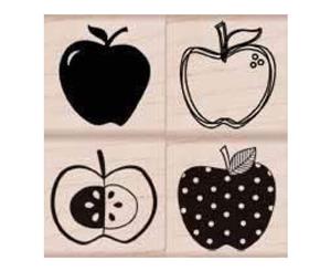 Hero Arts - Design Accents Four Apples Set