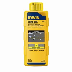 Irwin Straitline 8oz Yellow Chalk Powder