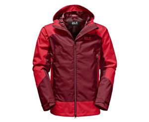 Jack Wolfskin Men's North Slope Jacket - Dark Red