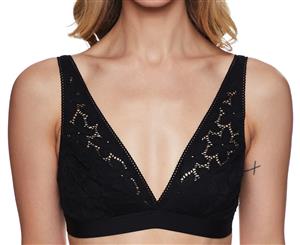 Jockey Women's Fleur Lace Bralette - Black