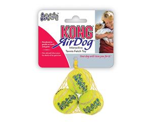 KONG Airdog Squeaker Balls For Dogs and Puppies in Four Sizes [Size Extra Small]